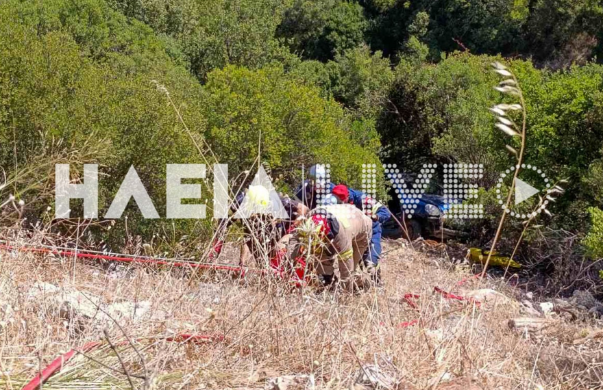 Αυτοκίνητο έπεσε σε γκρεμό 30 μέτρων στην Ανδρίτσαινα, τραυματίστηκε η 32χρονη οδηγός του