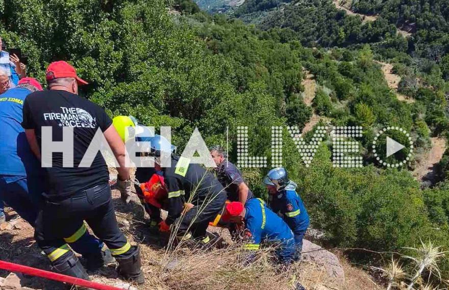 Αυτοκίνητο έπεσε σε γκρεμό 30 μέτρων στην Ανδρίτσαινα, τραυματίστηκε η 32χρονη οδηγός του