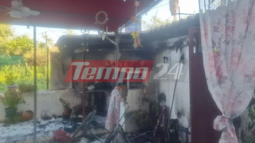 Έκρηξη φιάλης υγραερίου σε σπίτι στην Πάτρα: Γυναίκα πρόλαβε να βγει πριν τυλιχθεί στις φλόγες η κουζίνα