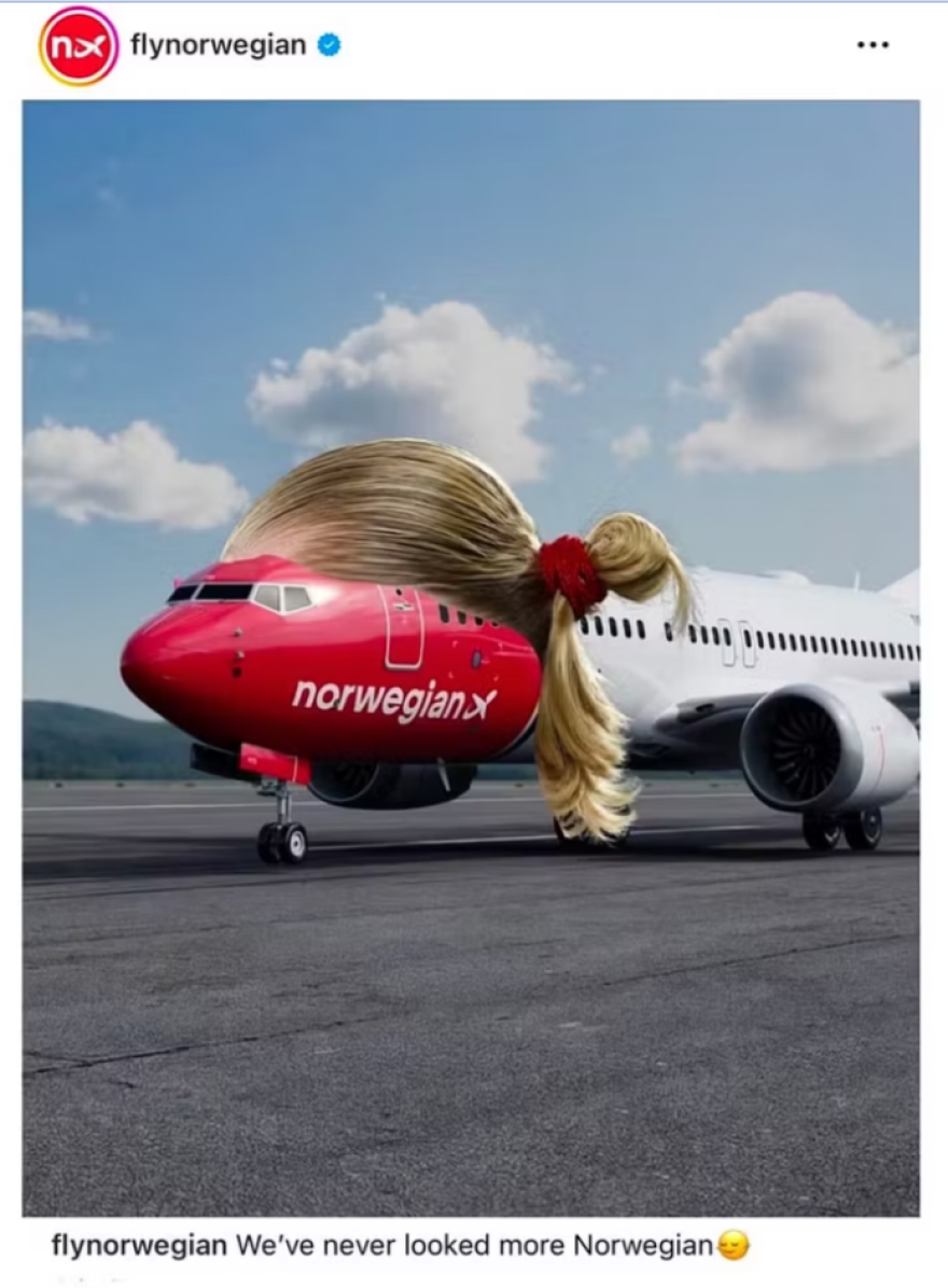 Ο Χάαλαντ μηνύει την αεροπορική εταιρεία Norwegian Air για παράνομη εκμετάλλευση της... κοτσίδας του!