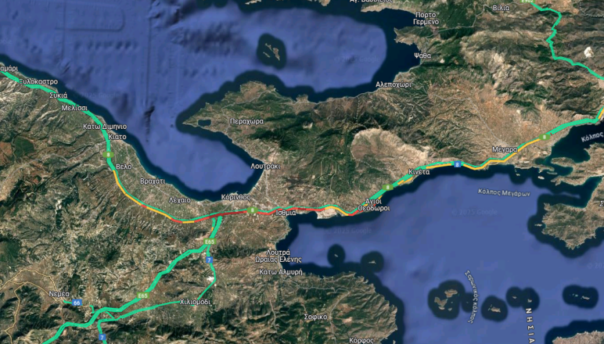 Επιστρέφουν οι εκδρομείς του Πάσχα, μποτιλιάρισμα με μεγάλες καθυστερήσεις για όσους γυρίζουν από Πελοπόννησο – Δείτε live την κίνηση