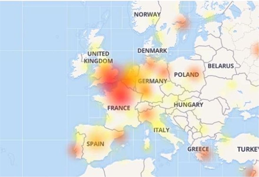 «Έπεσαν» Facebook και Instagram σε πολλές χώρες της Ευρώπης 1